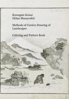 kuwagata keisai (kitao masayoshi) methods of cursive drawing of landscapes coloring and pattern book (ebook)-9788411749954