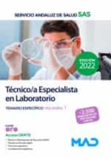 tecnico/a especialista en laboratorio del servicio andaluz de salud: temario especifico (vol. 1)-9788414260654