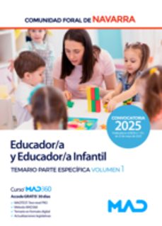 educadores infantiles de la comunidad foral de navarra. temario p arte especifica. volumen i-9788414297254