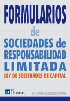 formularios de sociedades y responsabilidades limitada (ebook)-m lorena salamanca cuevas-9788415683254