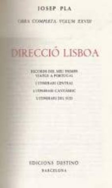 direccio lisboa (2ª ed.)-9788423309054