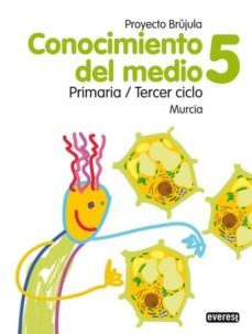 conocimiento del medio 5 educacion primaria guia didactica brujula (murcia) cd-9788424199654