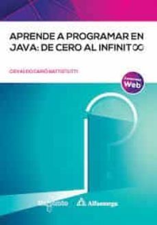 aprende a programar en java: de cero al infinito-9788426734754