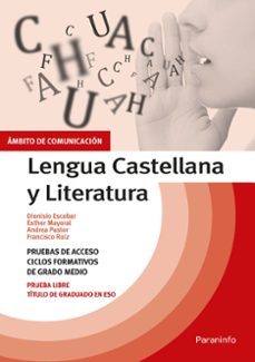 lengua castellana y literatura: pruebas de acceso ciclos formativos de grado medio: ambito de comunicacion: prueba libre: titulo de graduado en eso-9788428341554