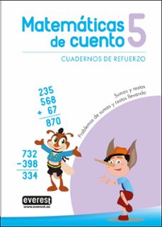 matematicas de cuento 5. cuadernos de refuerzo-9788428343954