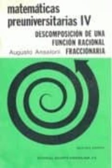 matematicas preuniversitarias iv-9788429150254