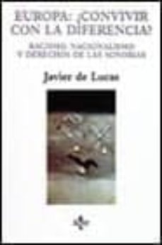 europa: convivir con la diferencia?-javier lucas martin-9788430921454