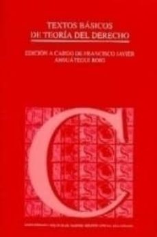 textos basicos de teoria del derecho-9788434007154