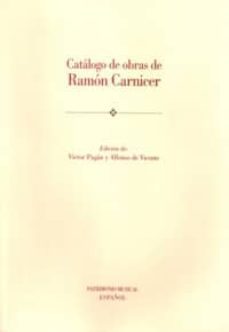 catalogo de obras de ramon carnicer-victor pagan-alfonso de vicente-9788438102954