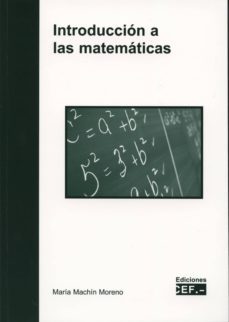 introduccion a las matematicas-maria machin moreno-9788445425954