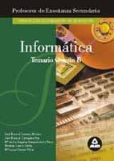 profesores de enseñanza secundaria, informatica: temario b comun-9788466501354