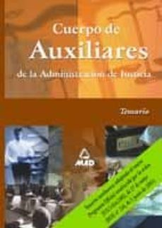 cuerpo de auxiliares de administracion de justicia: temario-f. enrique rodriguez-9788466524254