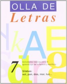 olla de letras nº 7 sílabas: sol, pan, dos, mar, luz...-9788478872954