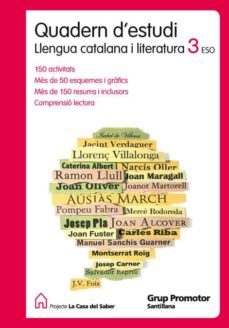 quadern estudi llengua catal ed.2011 3º secundaria-9788479186654