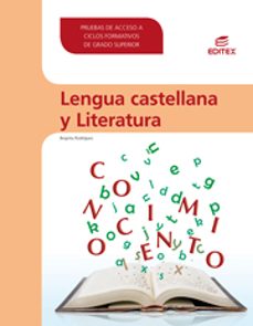 lengua castellana y literatura (pruebas de acceso a ciclos formativos de grado superior)-9788490033654