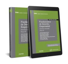 fundamentos de derecho empresarial, tomo iv (3ª ed.)-jesus almoguera garcia-9788491528654