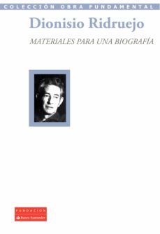 materiales para una biografía (ebook)-dionisio ridruejo-9788492543854