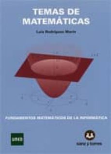 temas de matematicas. fundamentos matematicos de la informatica-9788492948154