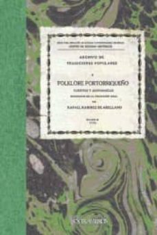 folklore portorriqueño. cuentos y adivinanzas recogidos de la tradicion oral-9788496784154