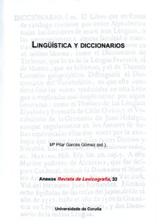 linguistica y diccionarios-maria pilar garces gomez-9788497496254