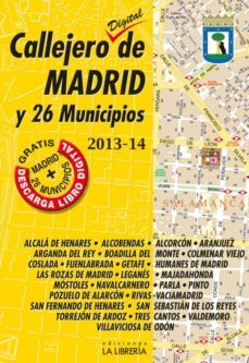 callejero de madrid y 26 municipios 2013-2014-9788498732054