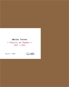marius torres. reculls de poemes 1927-1936-9788499750354