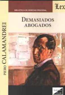 demasiados abogados-piero calamandrei-9789563923254