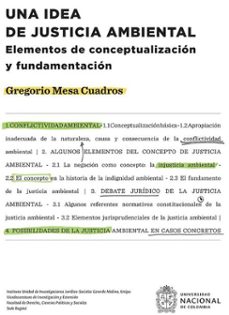 una idea de justicia ambiental (ebook)-gregorio mesa cuadros-9789587834154