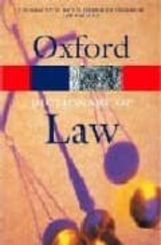a dictionary of law-elizabeth a. martin-9780198607564
