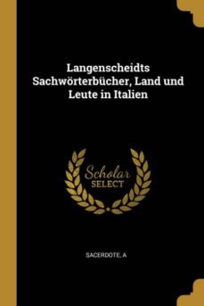 langenscheidts sachworterbucher land und leute in italien-9780274707164