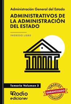 administrativos de la administracion del estado. temario volumen 3 (ebook)-9781524395964