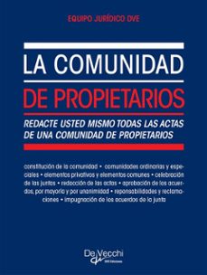 la comunidad de propietarios. redacte usted mismo todas las actas de una comunidad de propietarios (ebook)-9781639199464