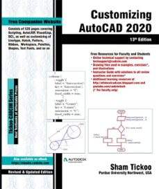 customizing autocad 2020, 13th edition (ebook)-sham tickoo-9781640570764