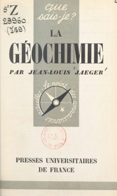 la geochimie (ebook)-jean-louis jaeger-9782307366164