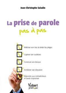 la prise de parole (ebook)-jean christophe saladin-9782311621464