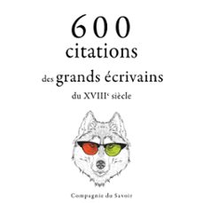 600 citations des grands ecrivains du xviiie siècle (audiolibro)-jean jacques rousseau-georg christoph lichtenberg-9782821154964