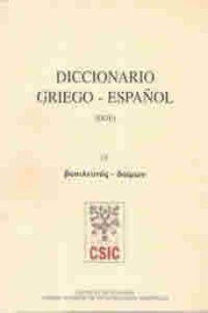 diccionario griego-español (t. iv)-9788400074364
