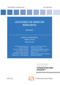 lecciones de derecho mercantil volumen i-aurelio menendez menendez-9788411255264