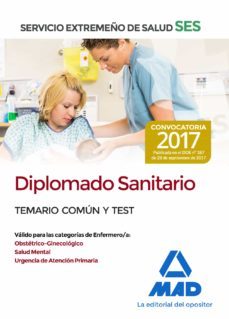 diplomado sanitario del servicio extremeño de salud (ses): temario comun y test-9788414210864