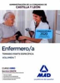 enfermero/a de la administracion de la comunidad de castilla y leon. temario especifico volumen 1-9788414235164