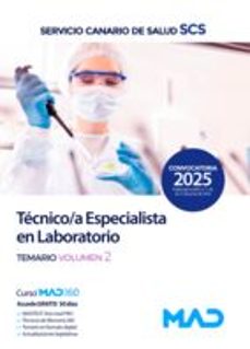 tecnico/a especialista en laboratorio. temario volumen 2-9788414297964