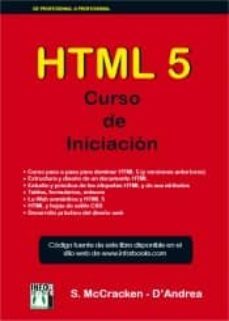 html 5 curso de iniciacion (2ª ed)-scott mccracken-9788415033264