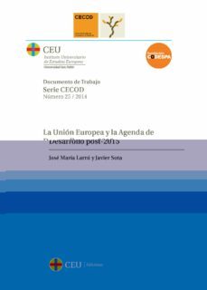 la union europea y la agenda de desarrollo post-2015-jose maria larru ramos-9788415949664