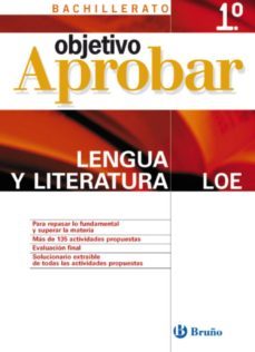 objetivo aprobar loe: lengua y literatura 1 bachillerato-9788421660164