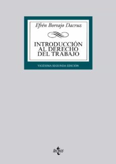 introduccion al derecho del trabajo (22ª ed)-9788430959464