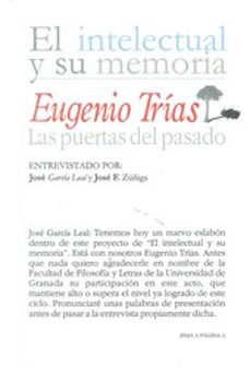 eugenio trias las puertas del pasado-9788433856364