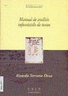 manual de analisis infoasistido de textos (incluye 2 diskettes)-9788436240764