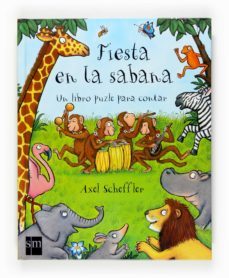 fiesta en la sabana: un libro puzle para contar-9788467516364