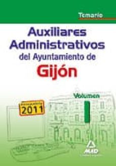 auxiliares administrativos del ayuntamiento de gijon. temario vol umen i-9788467605464