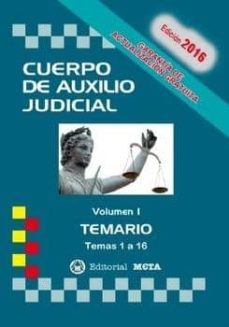 cuerpo de auxilio judicial volumen i temario-jose luis ramos cejudo-9788482193564